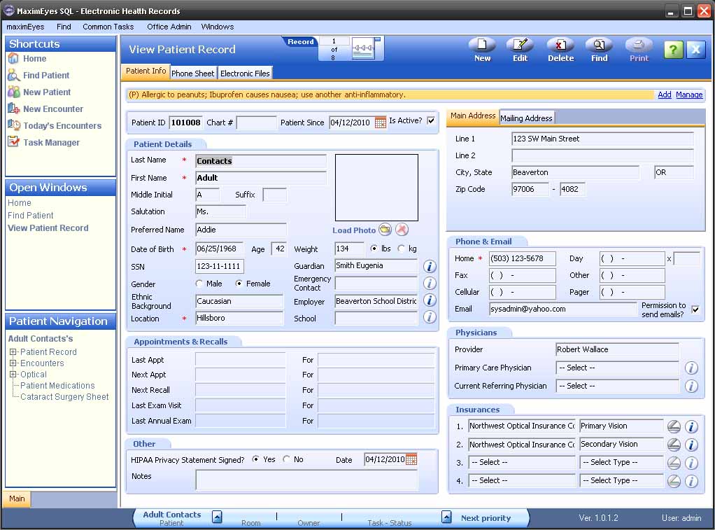 Health Patient File